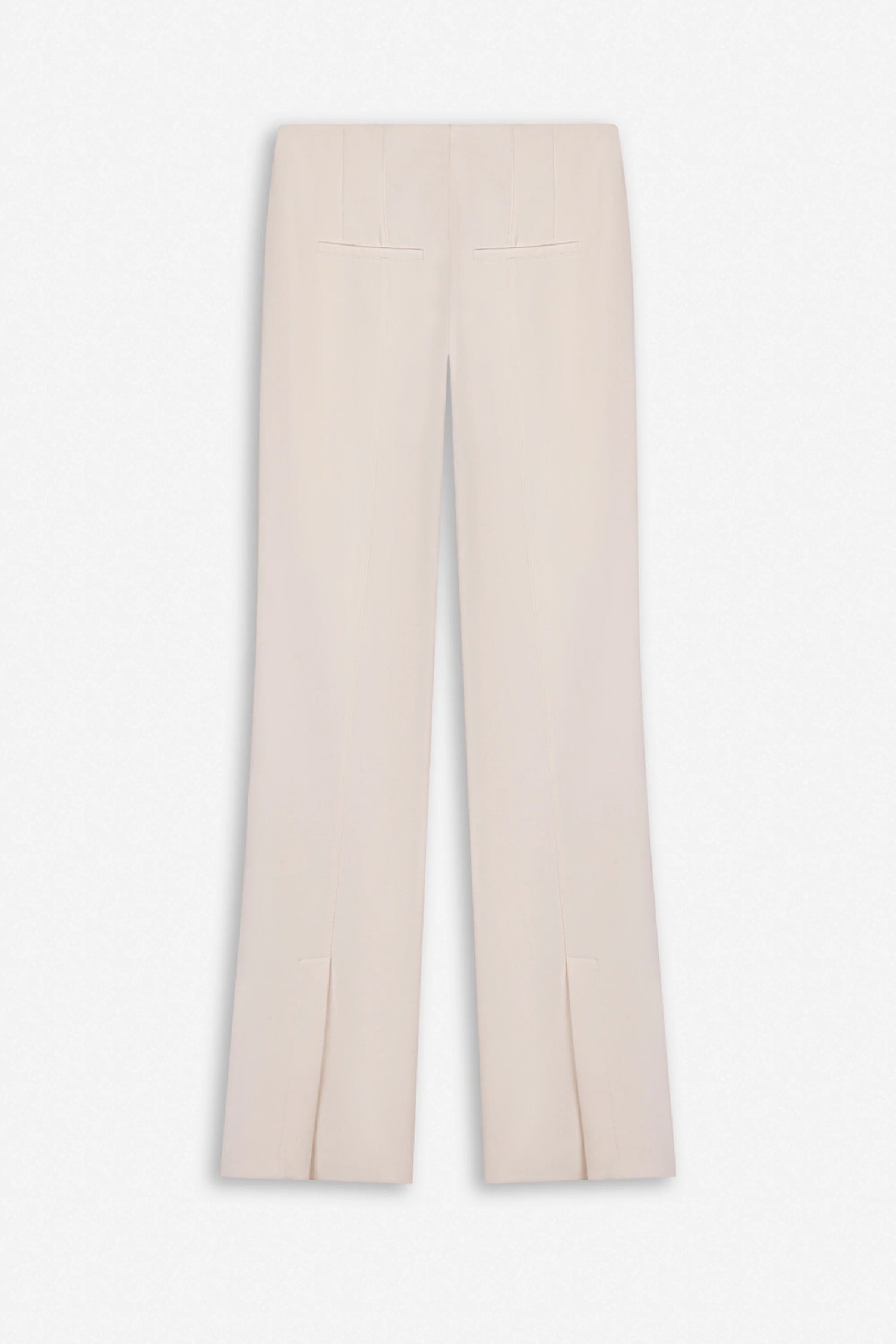 High Waist Slit Hem Trousers