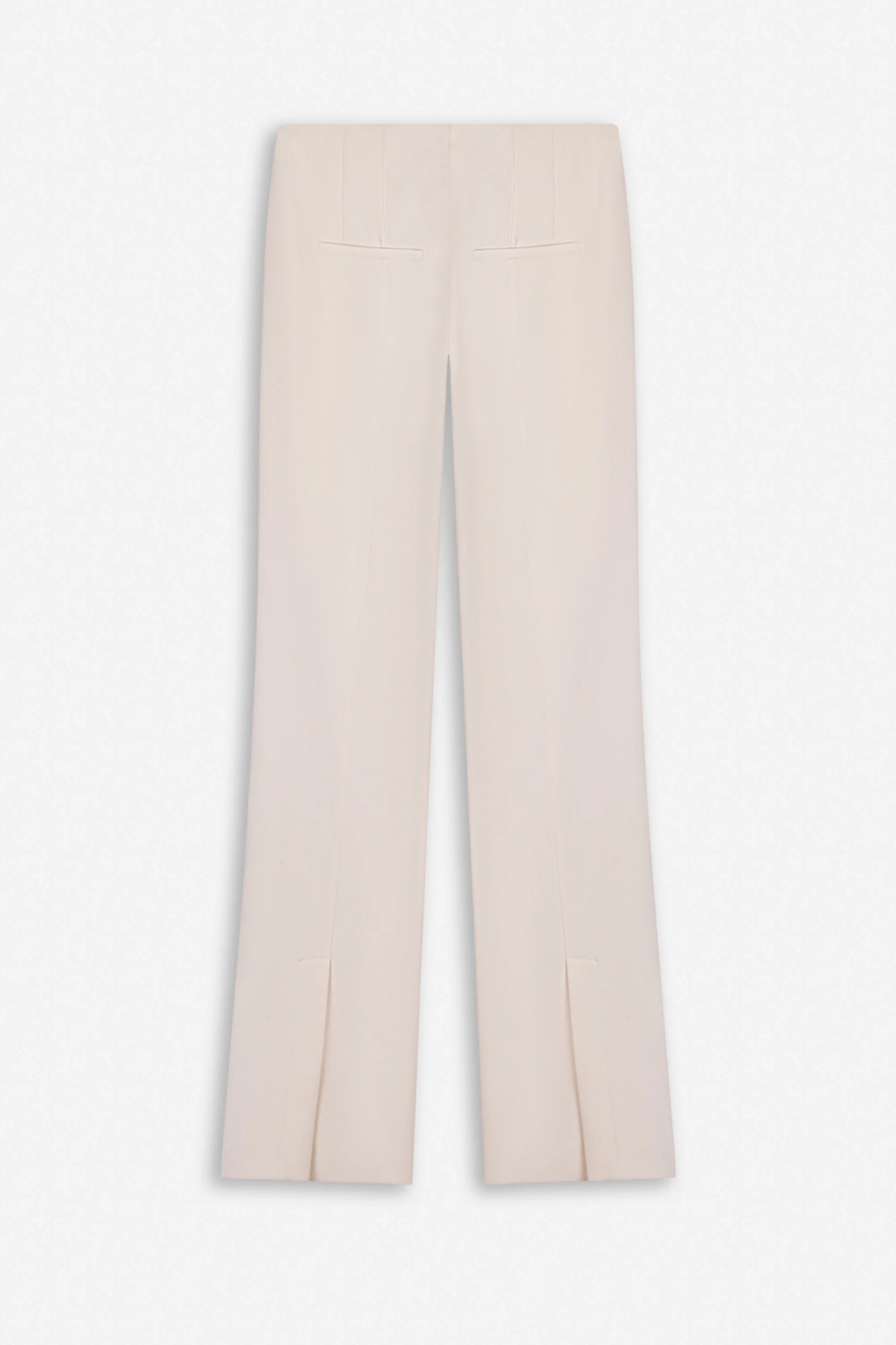 High Waist Slit Hem Trousers