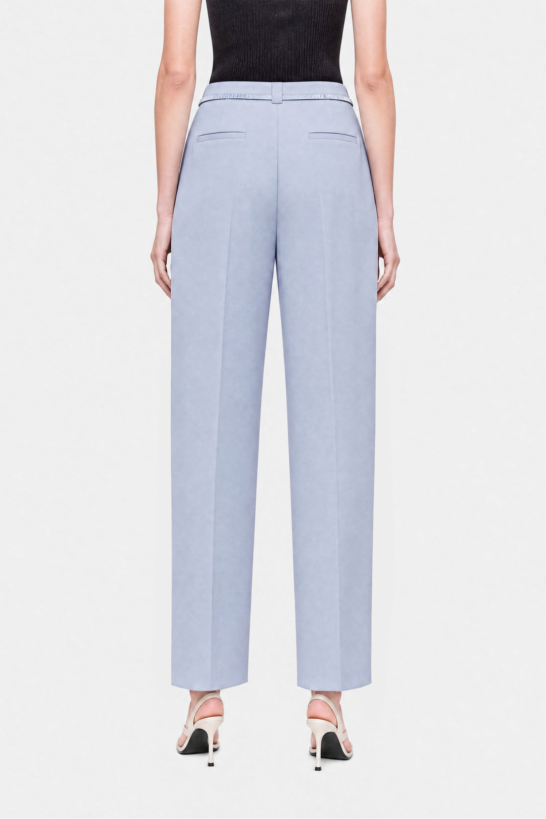 Belt Detail Double Pleat Trousers