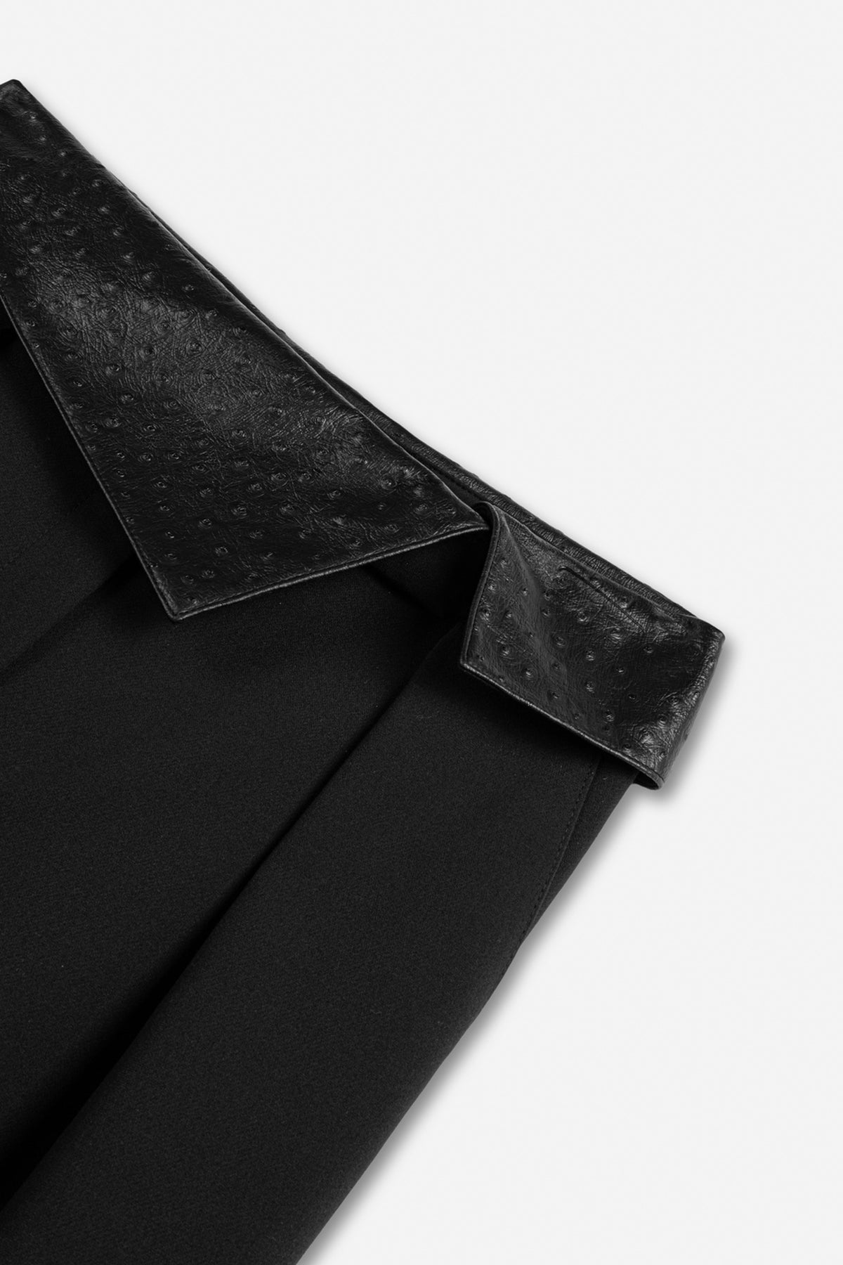 Leather Detail Trousers