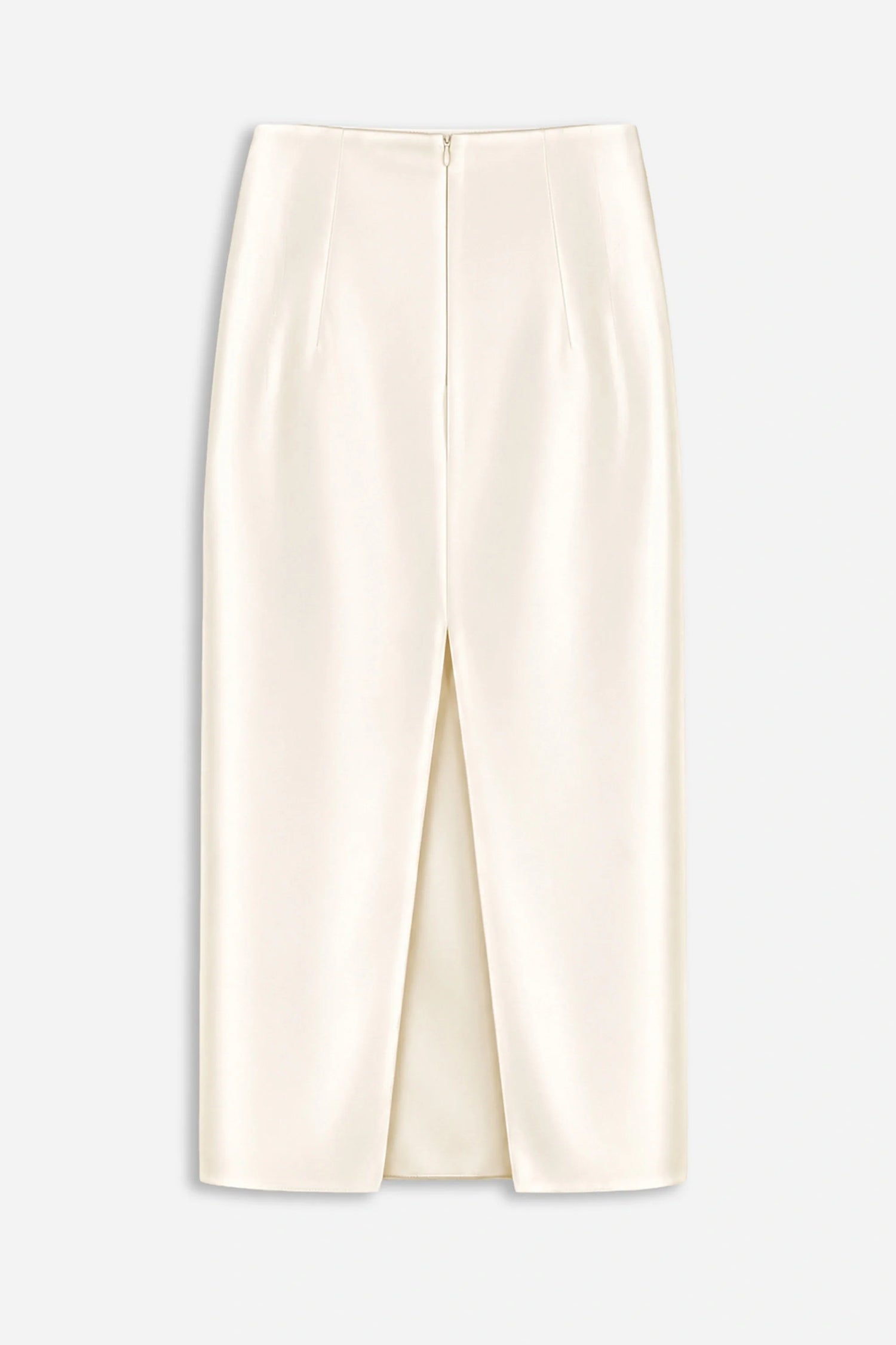 Pleat Detail Pencil Skirt