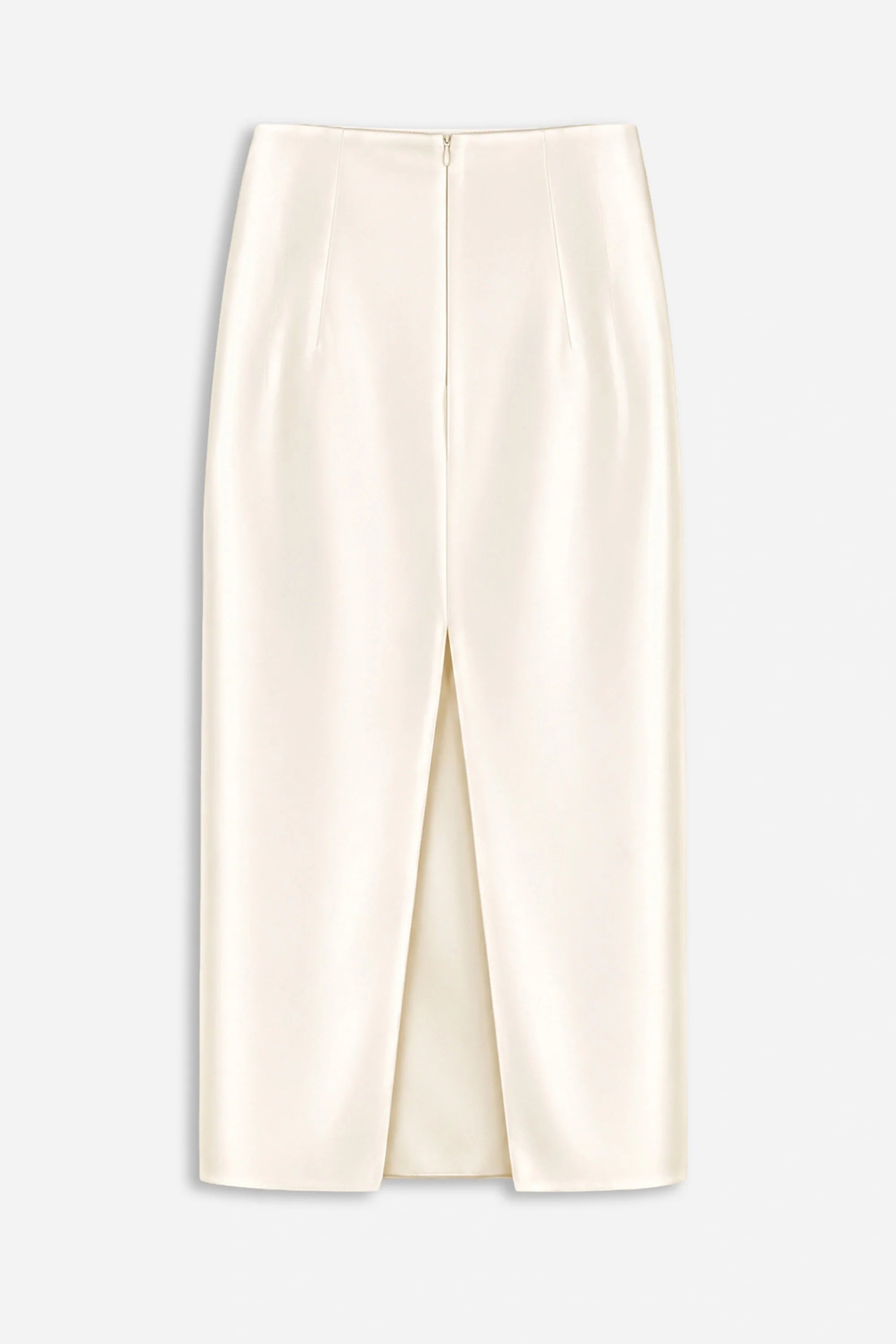 Pleat Detail Pencil Skirt