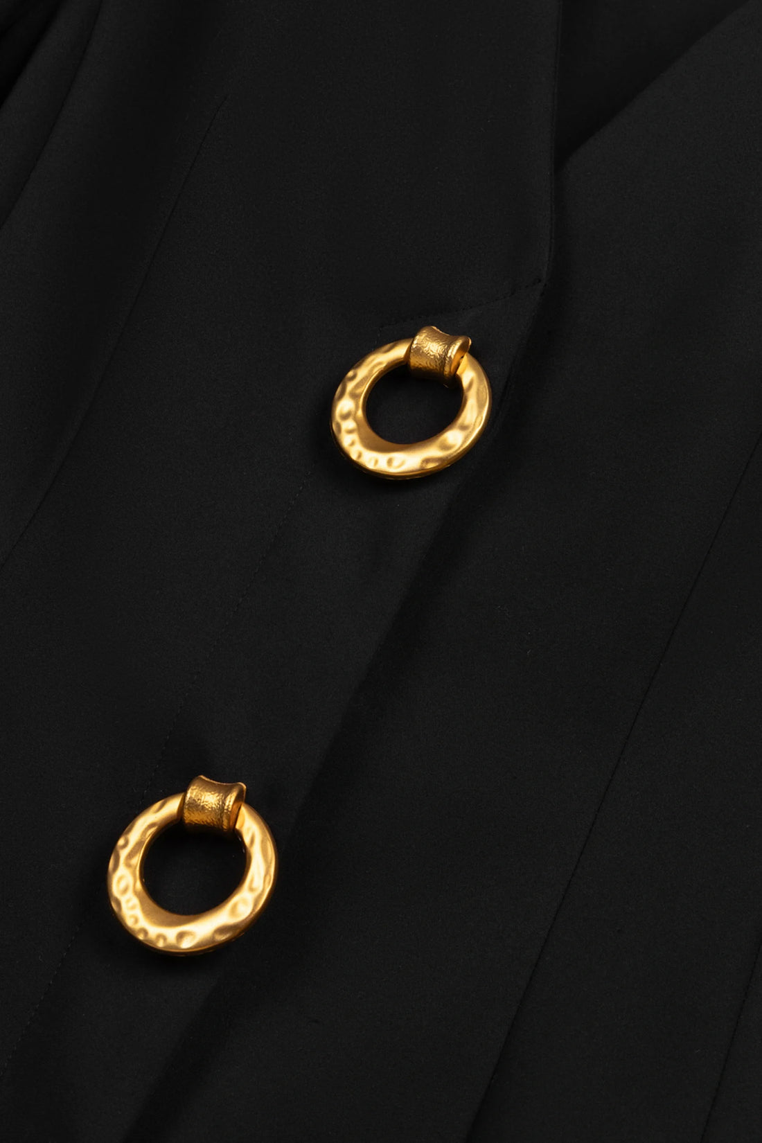 Ring Button Wrap Front Jacket