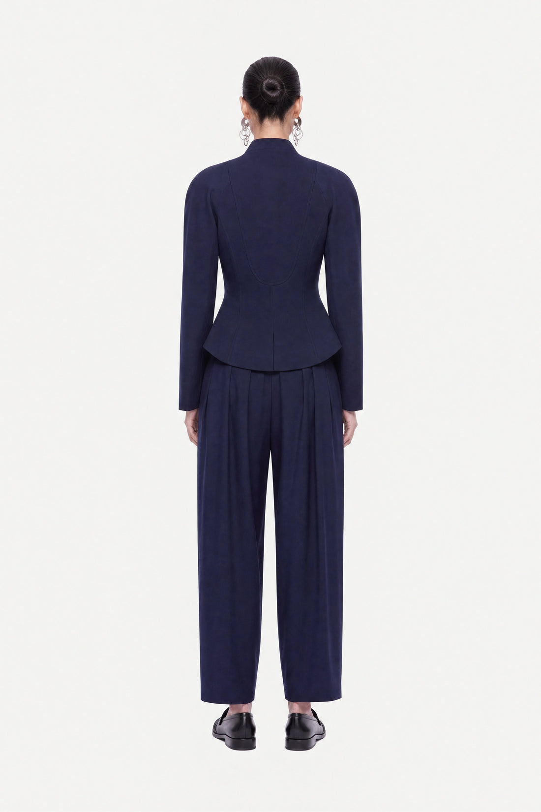 Double Breasted Stand Collar Jacket
