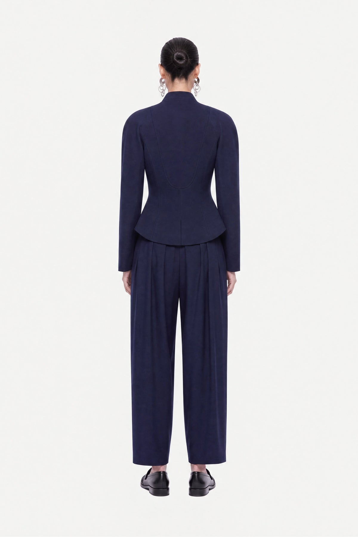 Double Breasted Stand Collar Jacket