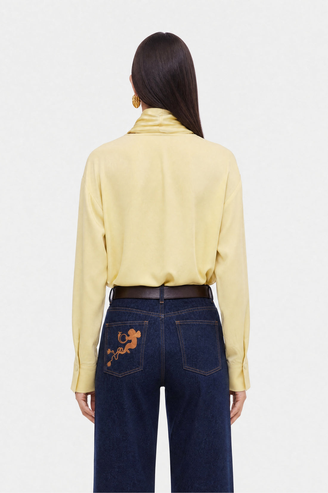 Shawl Collar Blouse