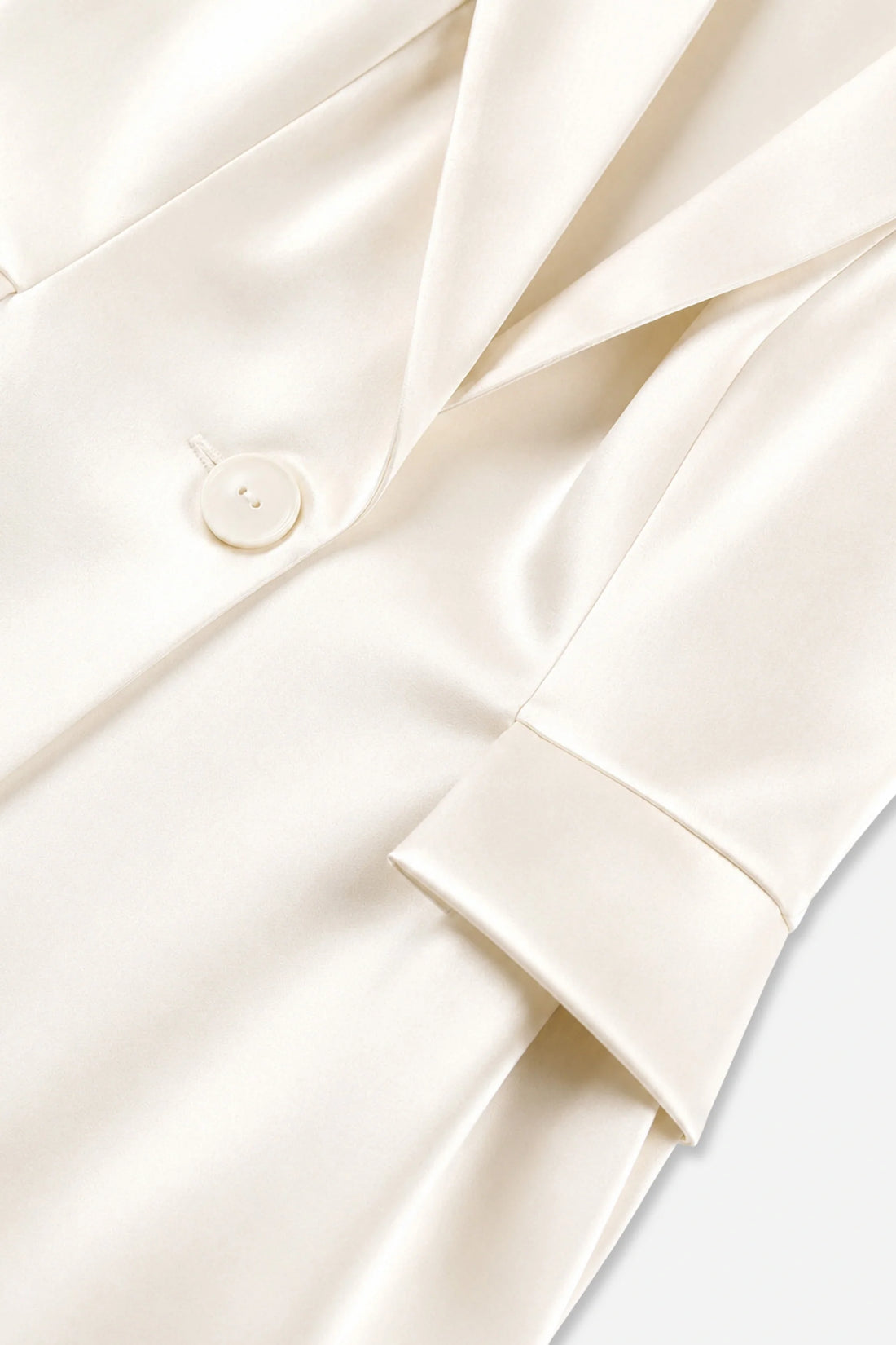 Single Button Peak Lapel Vest