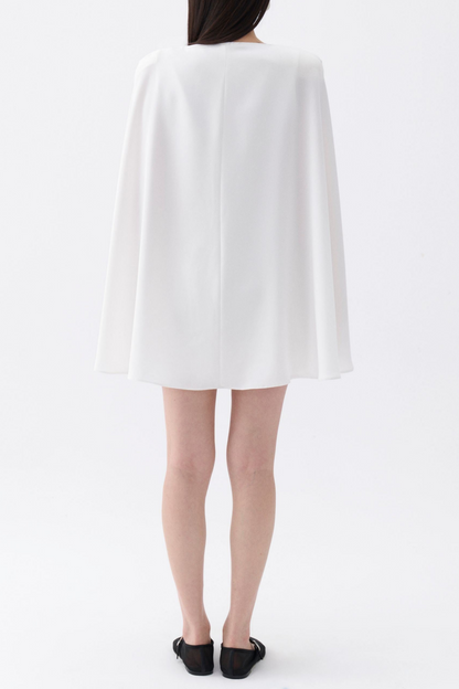 Cape Sleeve Mini Dress