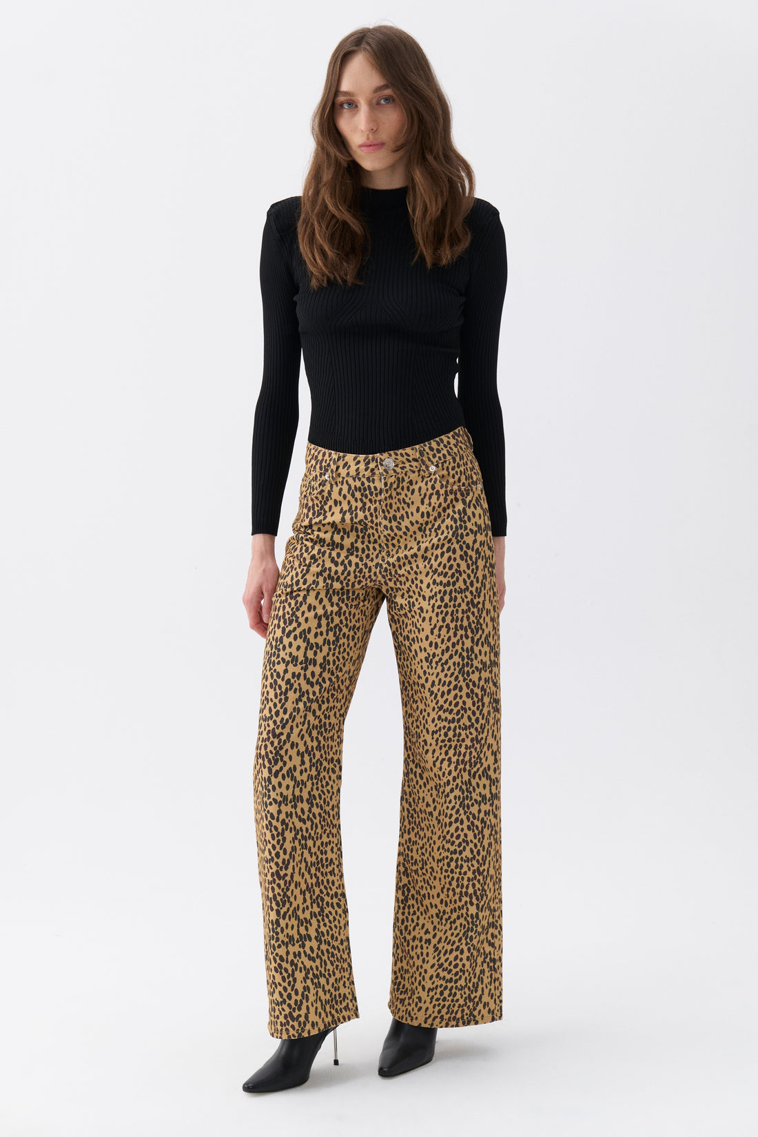 Leopard Print Jeans