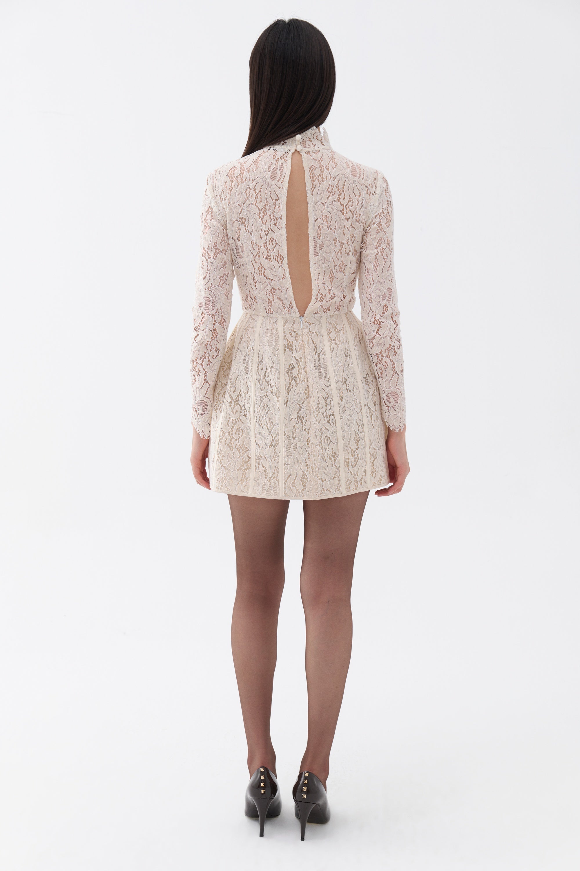 Lace Long Sleeve Minidress