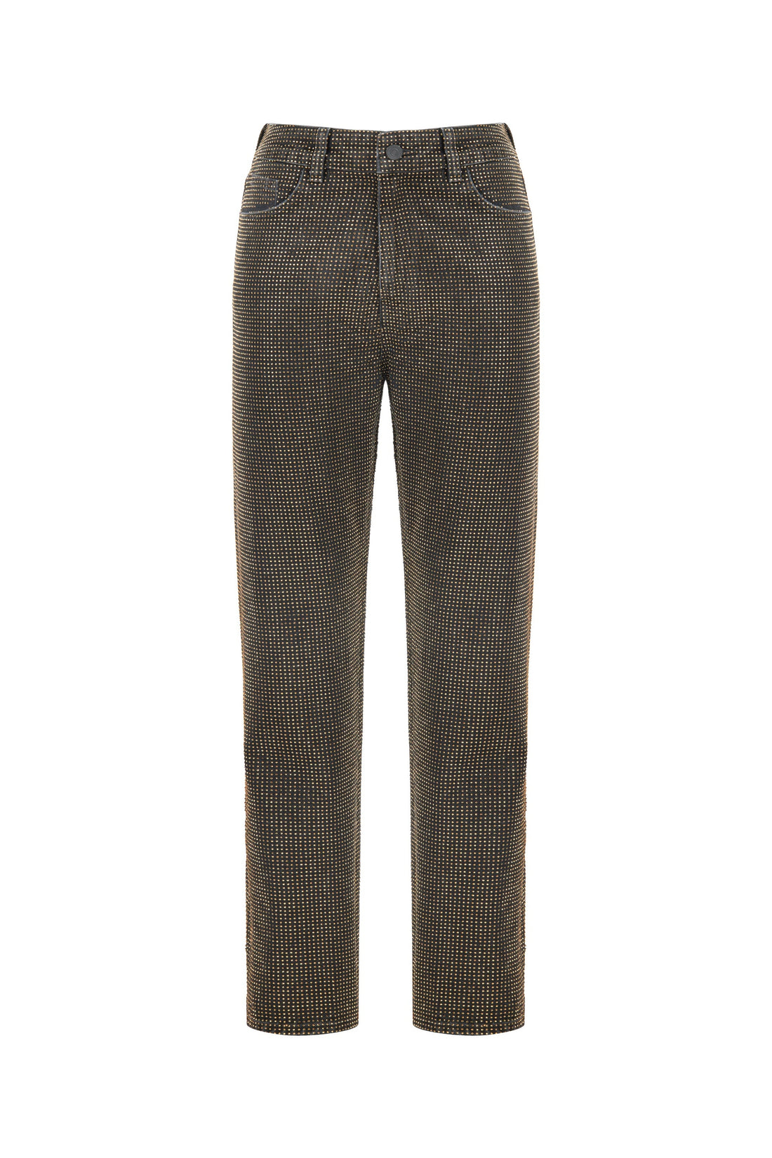 Stone Embroidered Mom Fit Jeans (Final Sale)