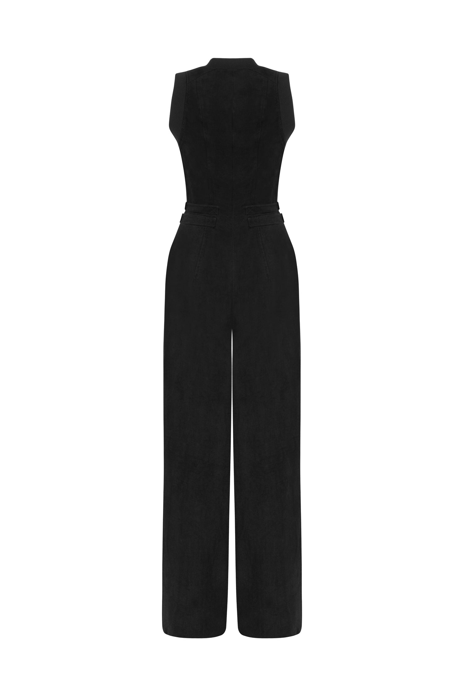 Bomber Neck Jumpsuit