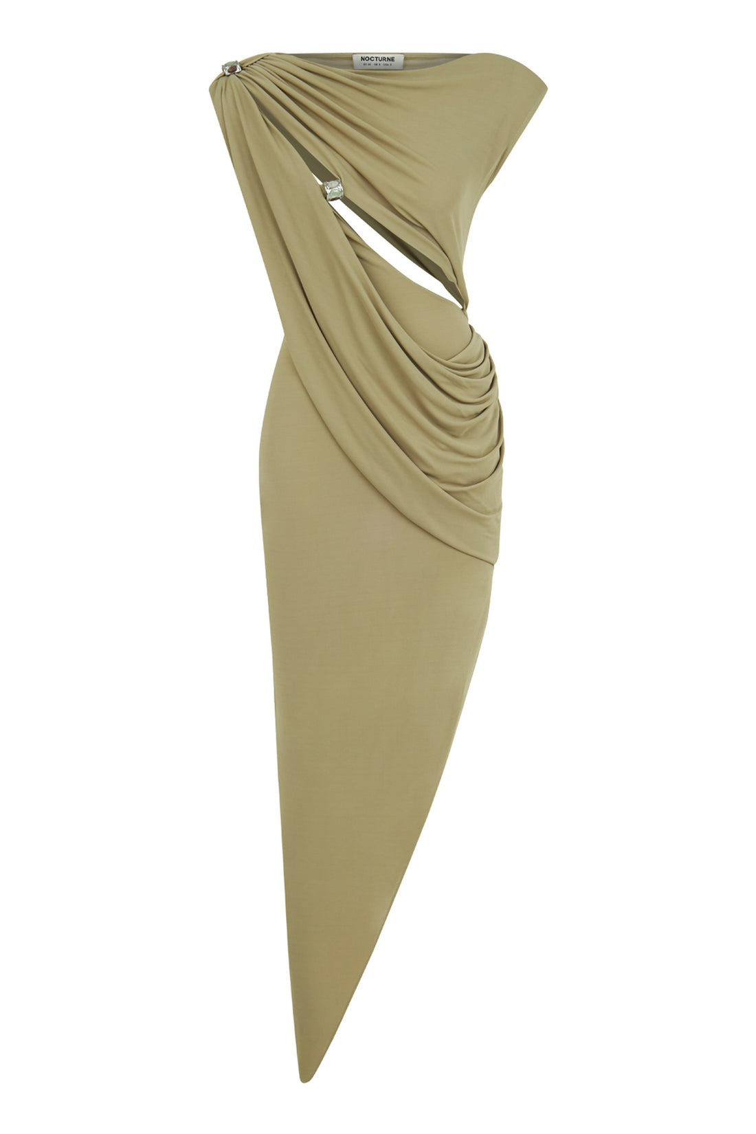 Accessory Detailed Midi Dress