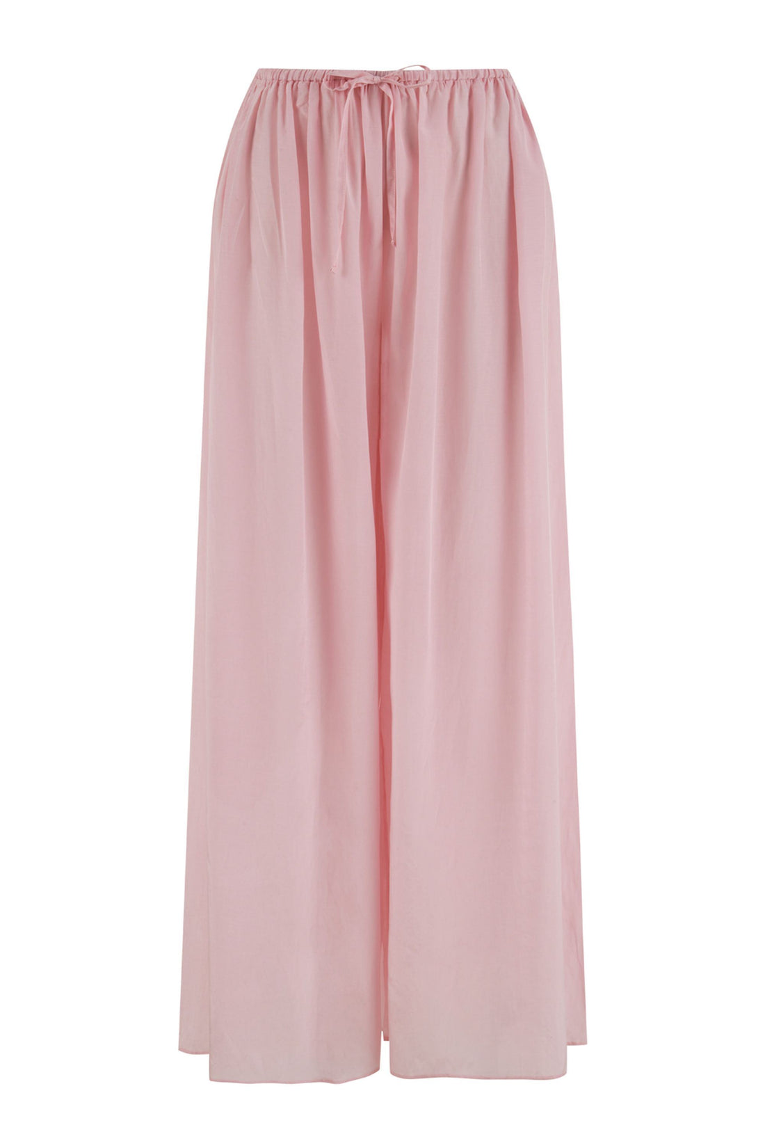 Pink Flowy Wide Leg Pants