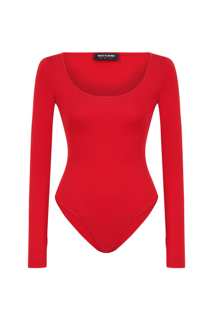 Crew Neck Bodysuit