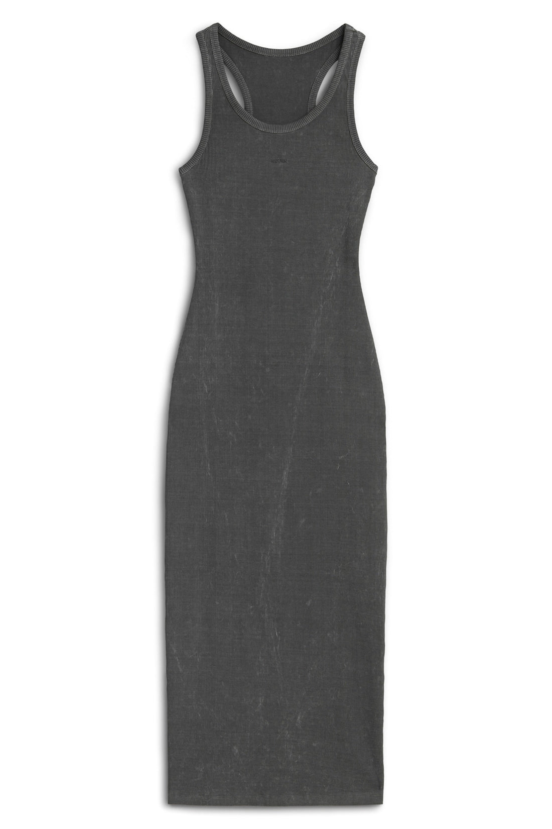 Anthracite Fitted Maxi Bodycon Dress