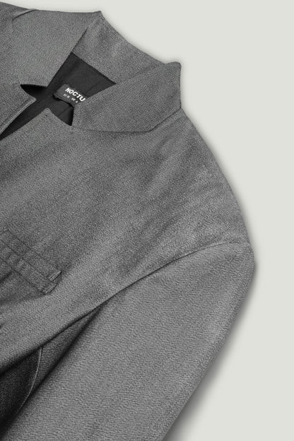 Structured Padded High-Neck Jacket