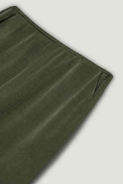 Fluid Tailored Wide-Leg Pants