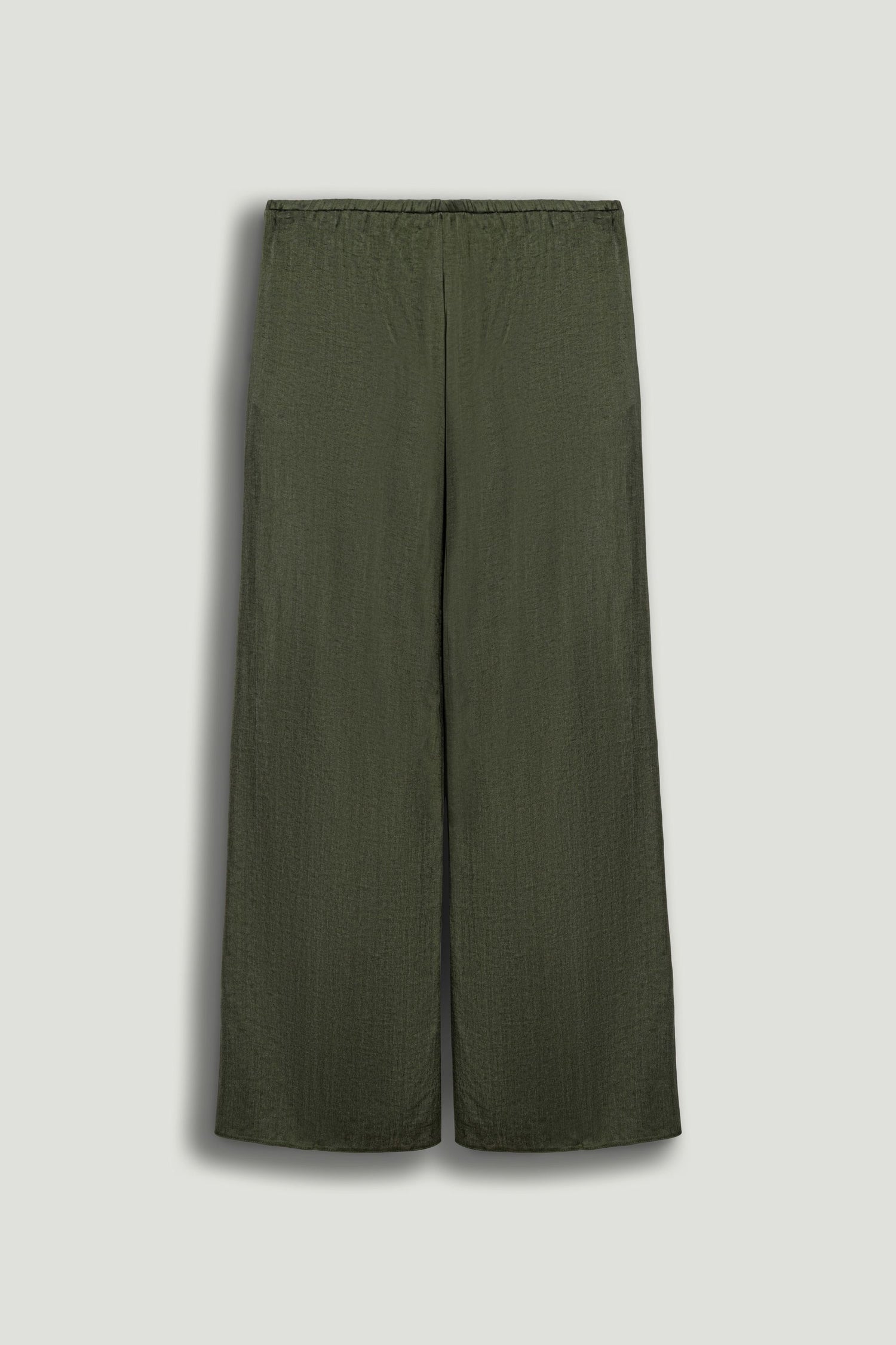 Fluid Tailored Wide-Leg Pants