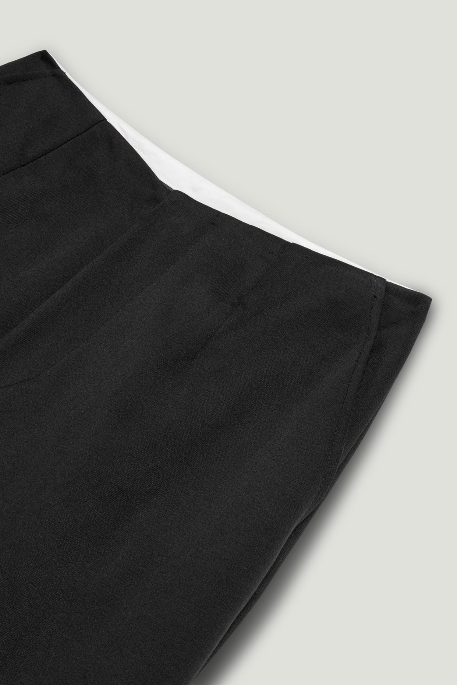 Black Pleat Detailed Pants