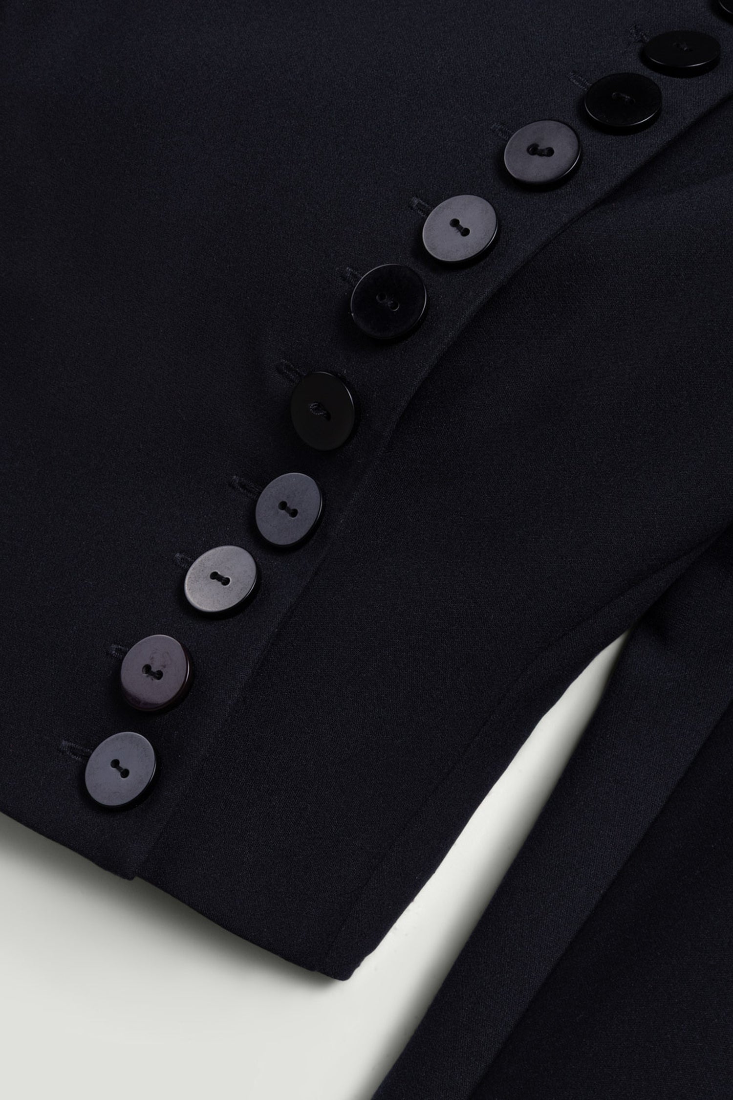 Asymmetric Buttoned Tailored Jacket