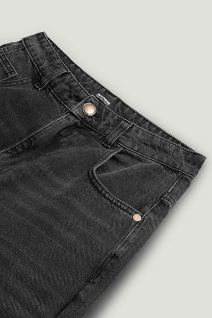 Washed Wide Leg Jeans