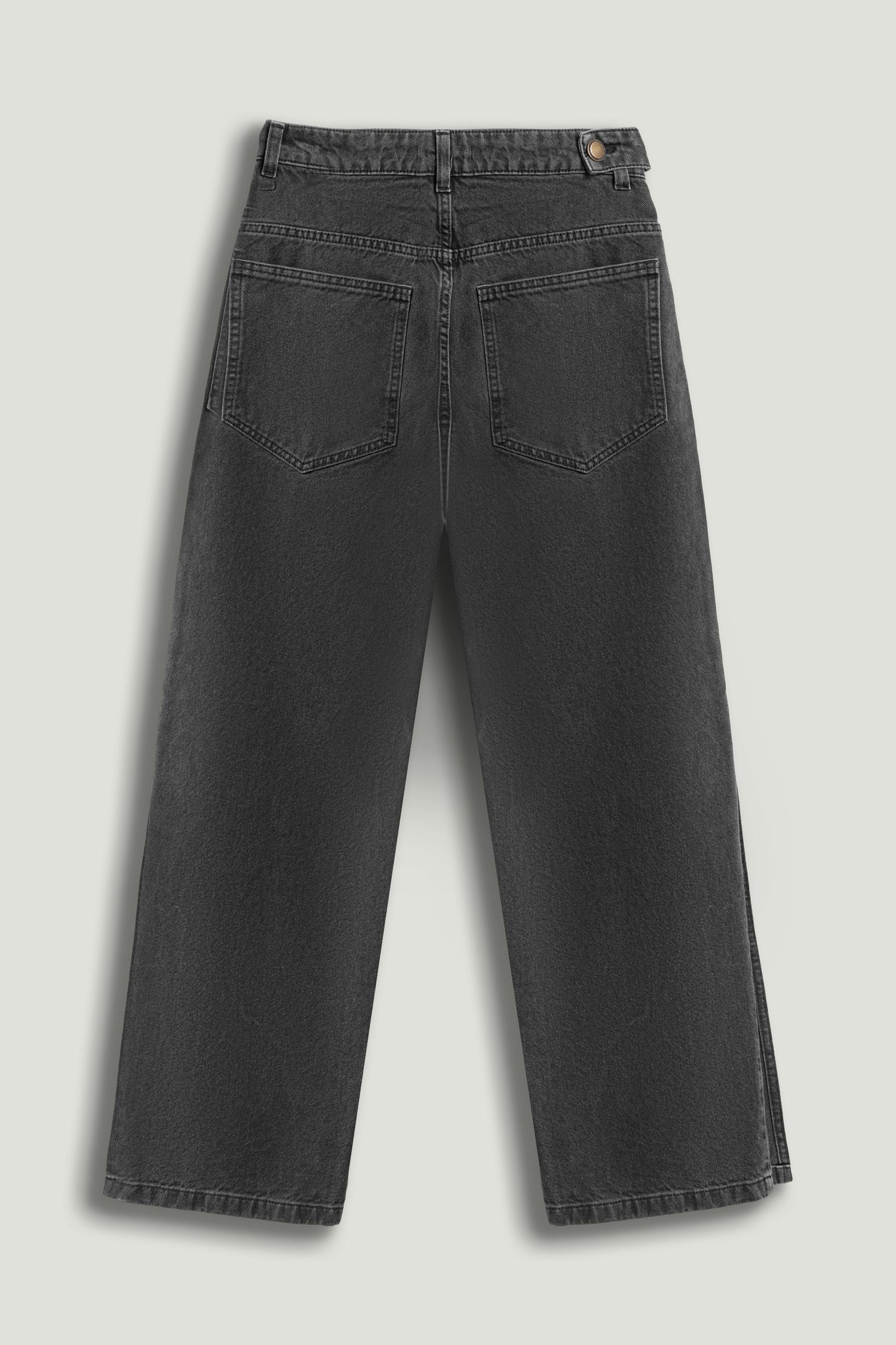 Washed Wide Leg Jeans