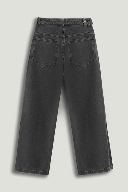 Washed Wide Leg Jeans