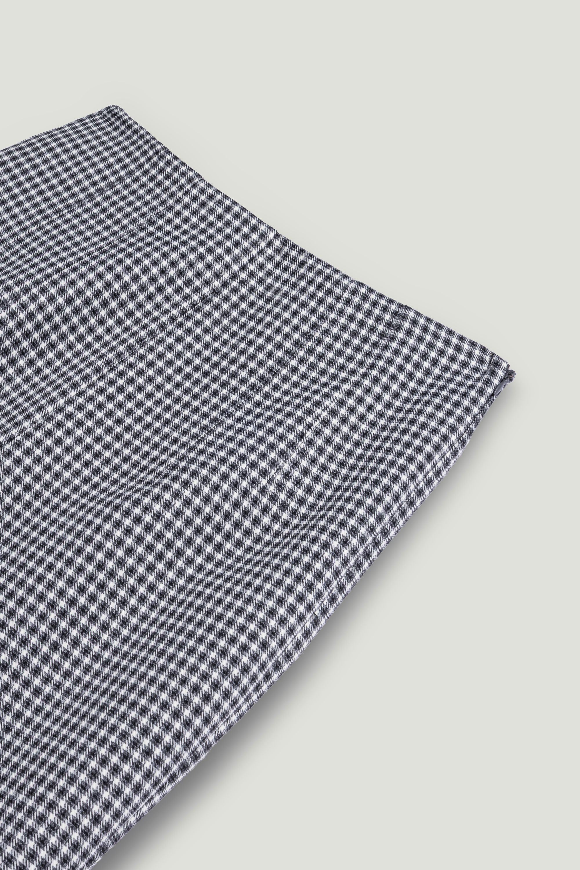 Tailored Micro Check Cigarette Pants