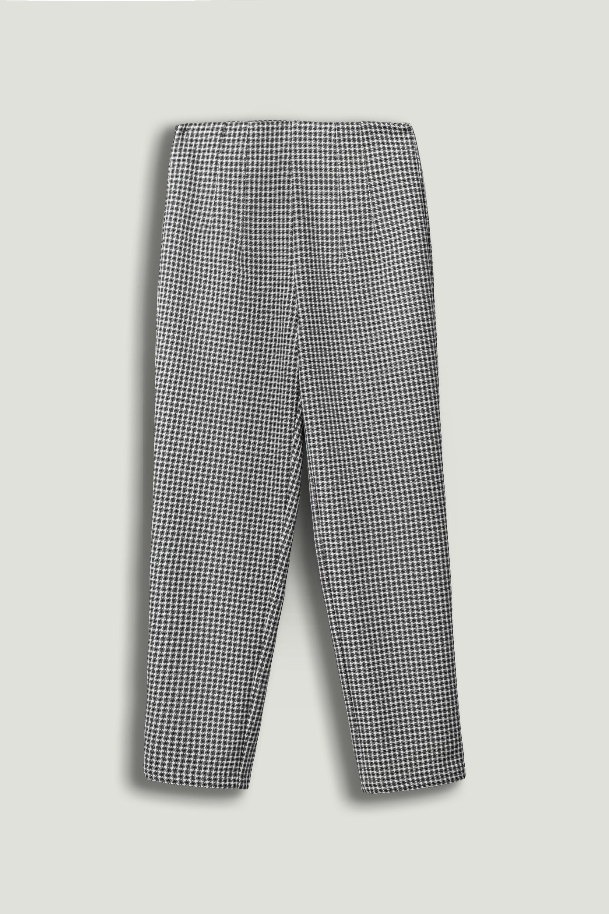 Tailored Micro Check Cigarette Pants
