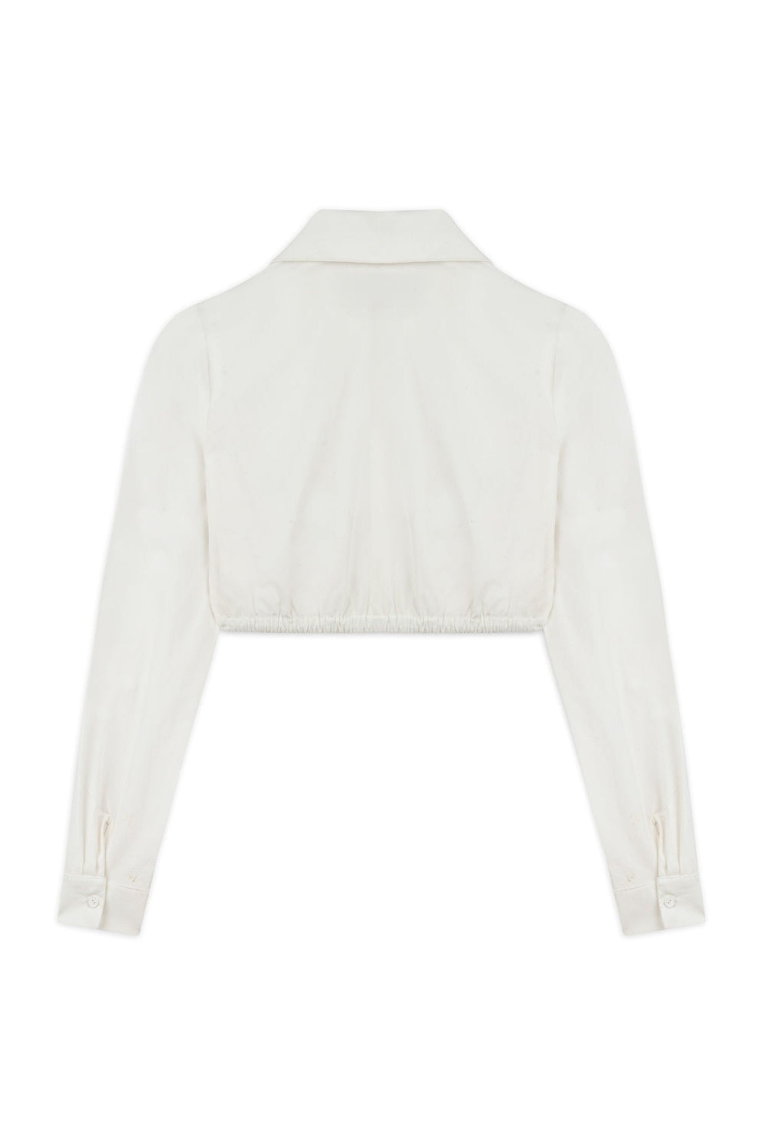 Black and White Shirt Detail Midi Dress