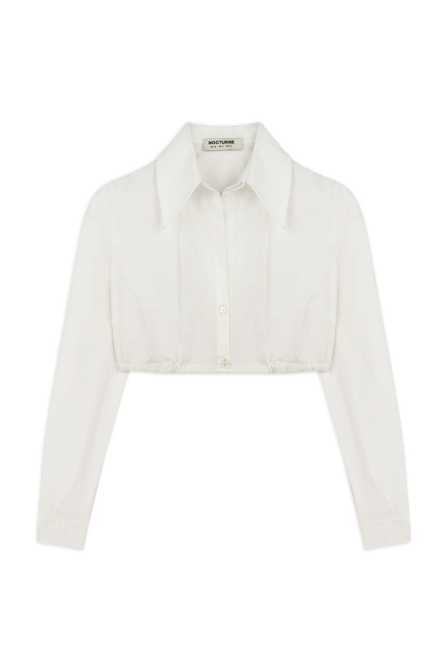 Black and White Shirt Detail Midi Dress