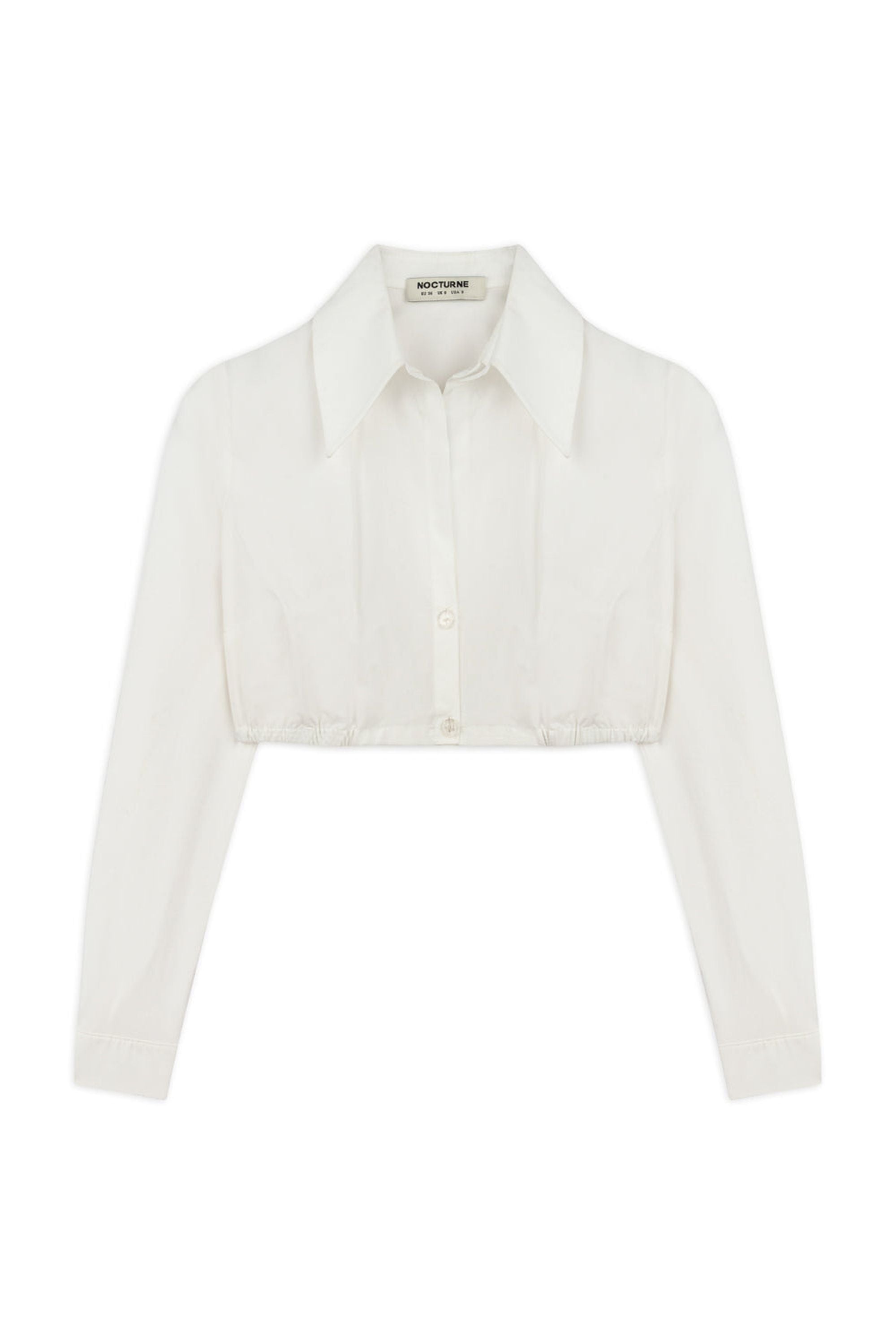 Black and White Shirt Detail Midi Dress