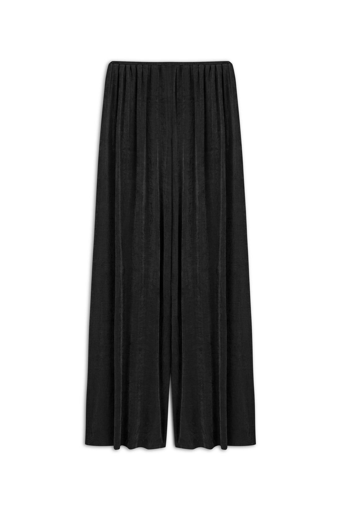 Black Flowy Wide Leg Pants