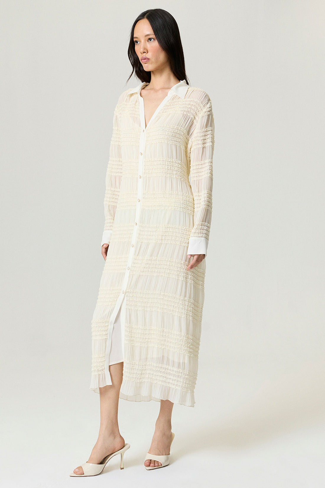 Ruffle Detailed Maxi Dress