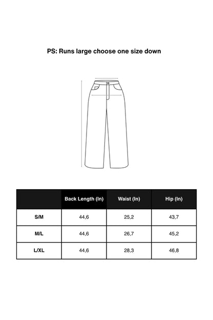 Elasticated Wide-Leg Pants