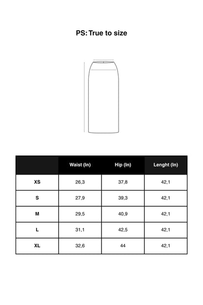 Printed Leopard Midi Skirt