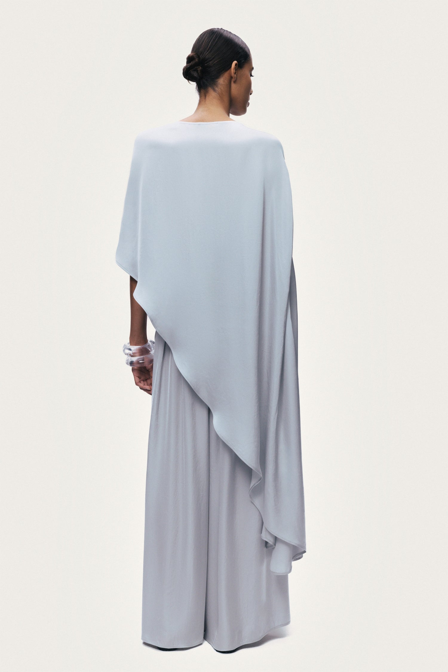 Asymmetric-Detail Blouse