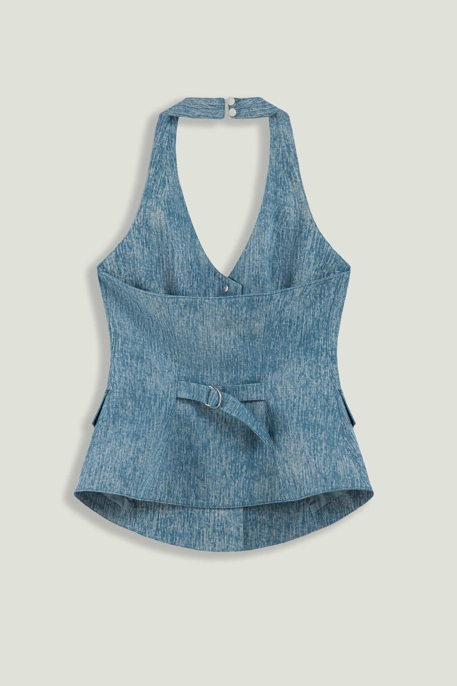 Embellished Halter Neck Bustier Top