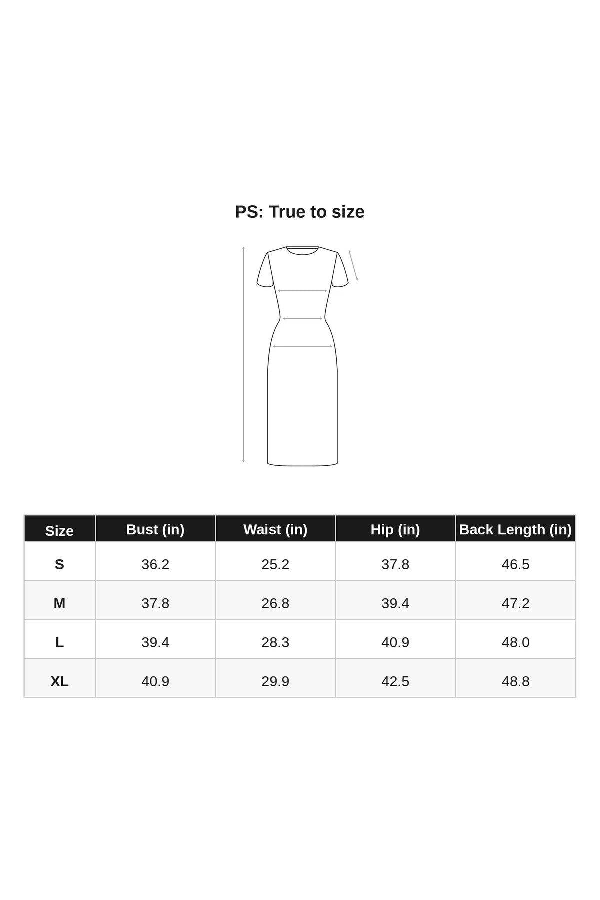 N27KN2846 size chart