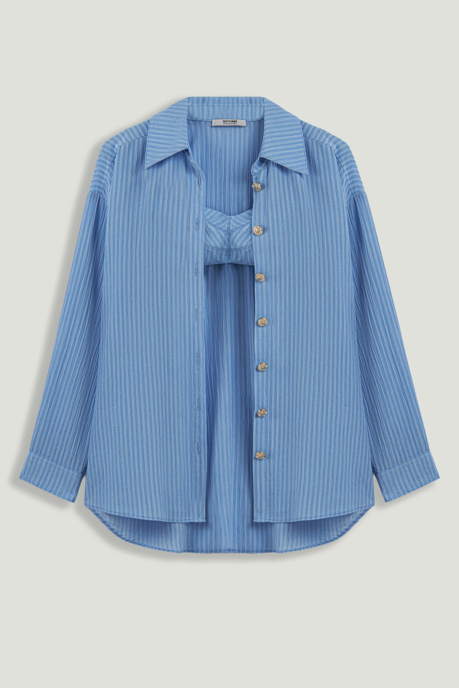 Bustier-Detail Shirt