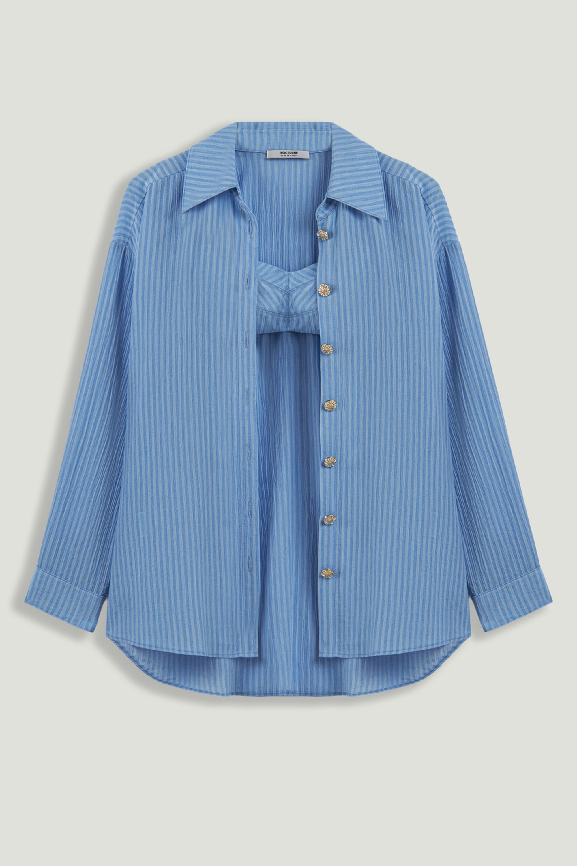 Bustier-Detail Shirt