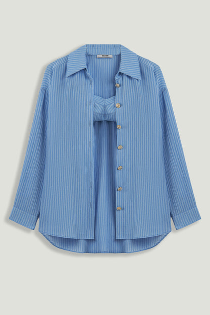 Bustier-Detail Shirt