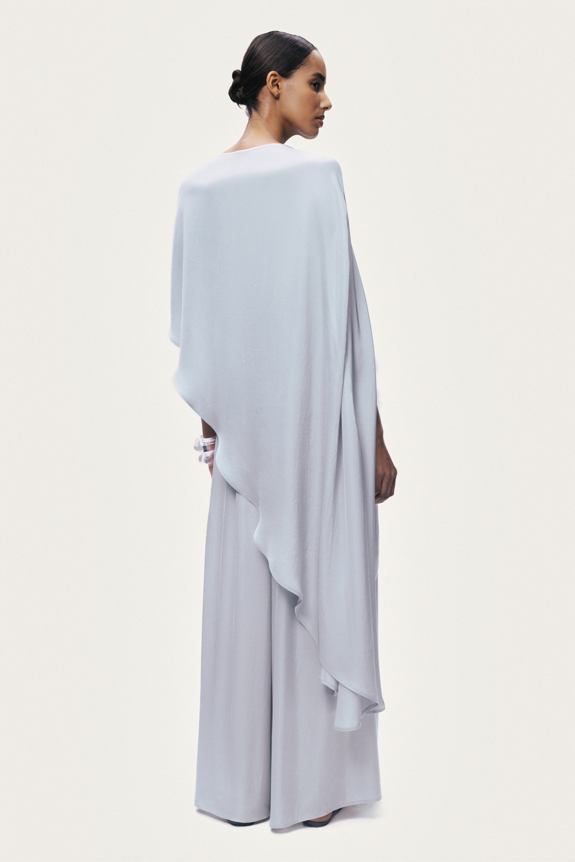 Asymmetric-Detail Blouse