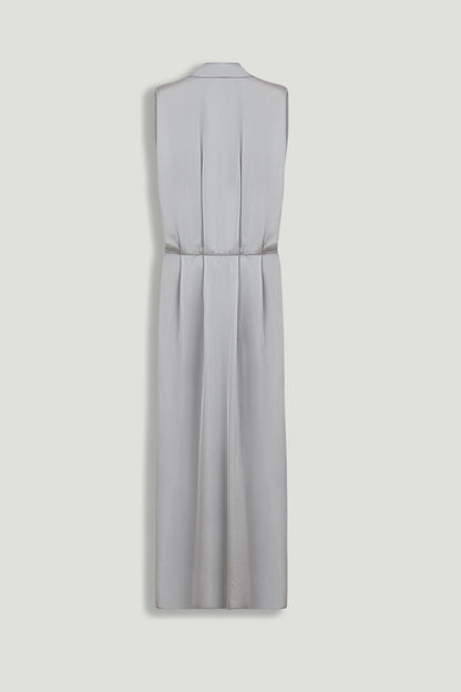 Embellished Belt-Detail Maxi Dress