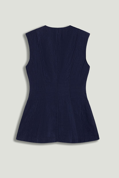 Padded V-Neck Vest