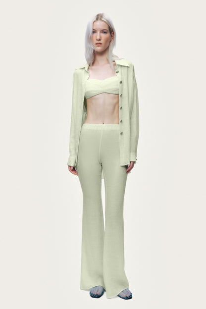 High-Waist Flare Trouser