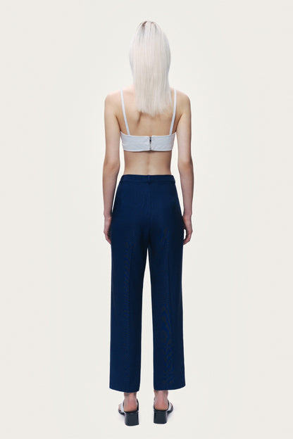 Straight-Leg Trousers
