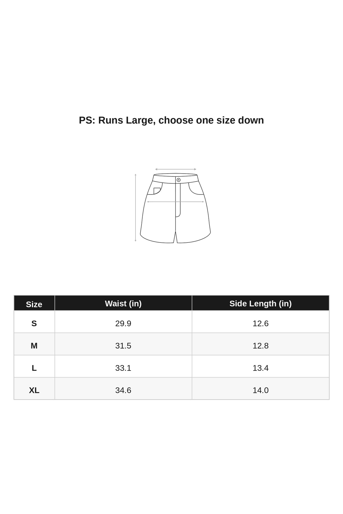 N27KN13136 size chart
