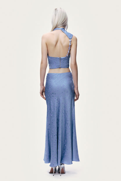 Accessory-Detail Off-Shoulder Bustier Top